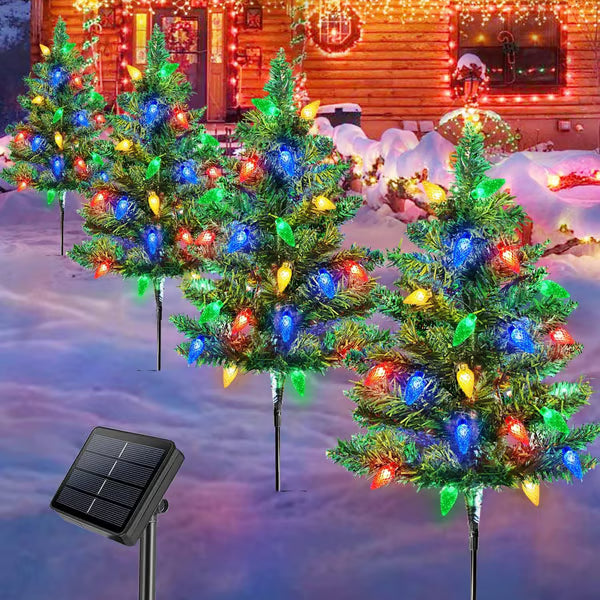 Solar Christmas Trees Lights